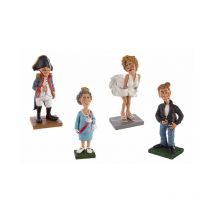 4 figurines Caricature Star-1 Ass4