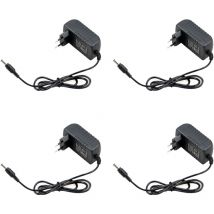 4 fuentes de alimentación transformador estabilizado interruptor trimmer 220V-12V 2 amperios