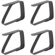4 grands clips de nappe en acier inoxydable anti - dérapant nappe clip 5 x 4cm