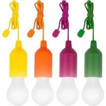 Venteo - 4 lampes couleurs pull and light handylux Lampe led pendante - Piles
