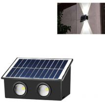 4 Led Solar Wandleuchte Ip65 Kaltweiss Garten Te-B0571