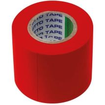 4 Nitto - Ruban Adhesif Isolant - Rouge - 50 Mm X 20 M