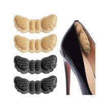 4 paires de talonnettes, chaussures à talon antidérapant pour talons larges, talonnettes fines autocollantes