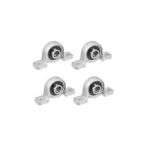 Héloise - 4 Pcs Ball Bearings, Pillow Block Bearings, KP08 8mm Bore Zinc Alloy Inner Ball Mounted Pillow Block Insert Bearing, Flange Ball Bearings
