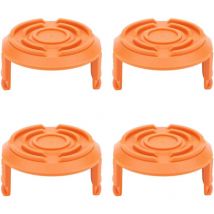 Alovez - 4 Pcs Capuchons de Bobine, Capuchon de Tondeuse à Gazon Bobine de Remplacement Tondeuse à Gazon Capuchon de Bobine Accessoires de Tondeuse à