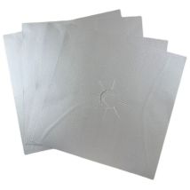 4 pcs Cuisinière Protection Couverture Doublure Cuisinière à Gaz Protecteur Cuisinière à Gaz Cuisinière Brûleur Protecteur Cuisine Accessoires Tapis