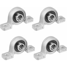 Lucky-88 - 4 Pcs Roulements à Billes, Paliers a semelle, KP08 8mm alésage en Alliage de Zinc Intérieur Ball Mounted Pillow Block Insert Bearing,