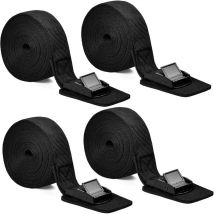 4 Pcs Sangle D'arrimage Sangle de Fixation avec Boucle Réglable Sangle de Tension avec Serrure à Pince, Sangle de Serrage Sangle de Fixation Sangle