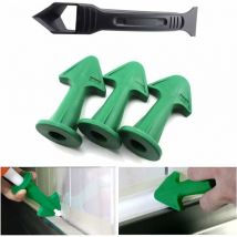 4 pcs scellant buse grattoir angle d'étanchéité joint de silicone outil propre