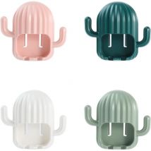 4 Pcs Support Brosse a Dent,Porte Brosse à Dents Mural,Support de Rangement pour Brosse à Dents,Support Brosse a Dent Electrique,Convient pour Salle