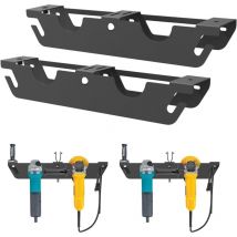 4 pcs Support de meuleuse d'angle,Support mural pour meuleuse d'angle avec support de cordon pour polisseuses de coupe