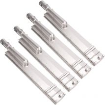 Ineasicer - 4 Pcs Tubes de brûleur de gril à gaz en acier inoxydable 304 haute résistance à la chaleur Tubes de brûleur de gril bbq