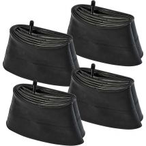 Ecovelo - 4 Pezzi Camere dAria 20 x 4.0 av Schrader Valve 20 Pollici Fat Bike 20x4.00 Ruota Pneumatico Fat 20 Pollici Bici Elettrica