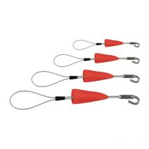 4 pezzi runpofix passacavo con cappuccio protettivo e gancio, set di 4 Runpotec