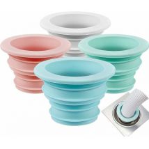 Dazzler - Anneau de Silicone Désodorisant - Joint d'Étanchéité pour Tuyau d'Égout - Lot de 4 - Pour Nettoyage de Cuisine/Salle de Bain