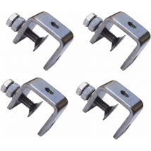 Osqi - 4 Pièces En Acier Inoxydable 304 Pinces En Forme De u En Forme De c étau Pinces à Bois Pinces Robustes En Forme De c Avec Une Large Ouverture