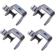 4 Pièces En Acier Inoxydable 304 Pinces En Forme De U En Forme De C Étau Pinces À Bois Pinces Robustes En Forme De C Avec Une Large Ouverture De 
