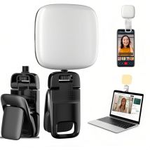 Lampe à selfie avec clip pour téléphone – Anneau lumineux led de poche portable pour iPhone, tablette, ordinateur portable, appareil photo, mini