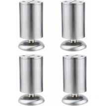 4 pièces pieds de meuble en acier inoxydable 50x120 gauche en acier pieds de meuble en acier inoxydable pieds de canapédurable
