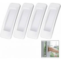 4 Pices Poigne Autocollante Porte Coulissante