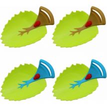 Rallonge de robinet 4 pièces (marron, bleu), Ensoleillé