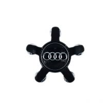 4 Pièces Auto Cache Moyeux Capuchons De Centre pour Audi A3 A4L A5 A6L A8L Q3 Q5, Centre de Jante Capuchons Cache de Roue Centrale Accessoires de