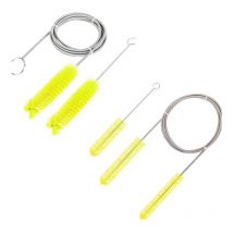 Sjqka - 4 Pièces Brosse de Nettoyage de Drain D'égout 200cm,Brosse de Nettoyage pour vidange Drague Outil,pour Salle de Bains Cuisine (jaune)