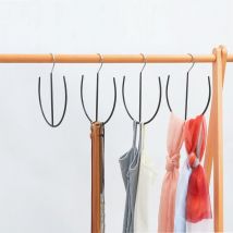 4 pièces ceinture écharpe cintre gain de place organisateur suspendu multi-usages cravates étagère à chaussures sac de sport organisateur placard