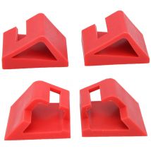 Jeffergarden 4 pièces Clips de réparation de poignée de coffre de hayon adaptés pour Nissan Qashqai 2006-2013