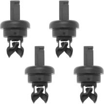 4 Pièces Clips pour Tablette Arrière, Clips Voiture, Clips de Fixation, Rivet Plastique, pour Plage Arriere Renault Megane 3, Renault Clio, Nissan