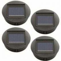 4 Pièces de Rechange pour Lampes Solaires avec Ampoules led