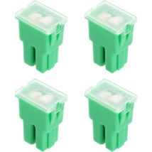 4 Pièces Fusible Femelle Terminal Case 32V 40A Push Fit Cartouche Fusible pour Remplacer La Cartouche Fusible dans Les Automobiles Et Les Camions