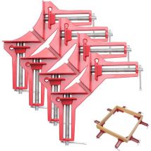 ZVD - 90 Degree Right Angle Clamp - Woodworking Clamp - Adjustable - 4 Pack