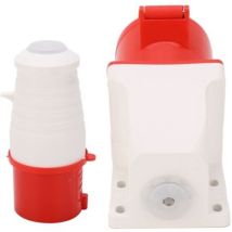 4-polige 32-a-steckdose, Drehstromanschluss, Wasserdichte Aufputz-industriesteckdose Ac 380–415 V, Steckdosen, Konverter