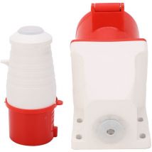4-polige 32-a-steckdose, Drehstromanschluss, Wasserdichte Aufputz-industriesteckdose Ac 380–415 V, Steckdosen, Konverter