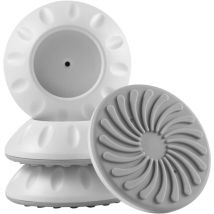 4 protectores de pared de seguridad para bebés, amortiguadores para escaleras, puertas y puertas para bebés, protegen la pared a presión, sin