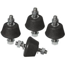 4 Pz Antivibranti Per Staffe Hxl 22x39 Mm