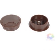 4 pz passacavo scrivania tappo passacavi tavolo mm 60 trasparente argento oro be colore: marrone