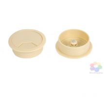 4 pz passacavo scrivania tappo passacavi tavolo mm 60 trasparente argento oro be colore: beige