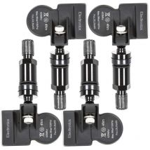 4 Reifendrucksensoren Rdks Sensoren Metallventil Schwarz Für Volkswagen Caravelle Vn750 01.2003-12.2018