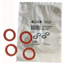 4 Rote Gummidichtungen Butan Propan - Addax