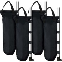 Coocheer - 4 Sacs de Sable - Utilisés pour Augmenter Le Poids de la Jambe des Tonnelles Pop-Up, Tentes de Jardin, Parasols, Trampolines