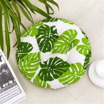 4 Seat cushions 40x40cm, Chair cushions for indoor and outdoor use - decoration of garden furniture Chair cushions. (Round,C)