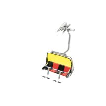 4-Sitzer-Sessellift 7,5x4,5x12 cm
