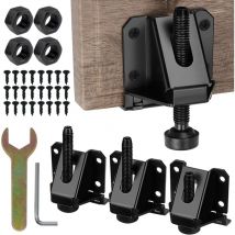 Petites Ecrevisses - 4 stk Schwerlast Möbelfüße Nivellierer MöBel Leveler Einstellbare FüßE Set mit Schrauben Nivellierfüße für Schrank Tische Regale