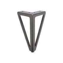 4 Stück Ersatz-Möbelbeine aus Metall, schwarz, 15 cm, für Möbel, Schränke, Schränke, Sofas, andere Möbelbeine.