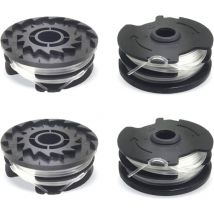 Gabrielle - 4 Stück Ersatzfadenspulen für Parkside, Ersatz-Nylonfaden für Parkside, prta 20-Li A1,B2,C3,PRT 550 A1,A3, 10m 1,65mm