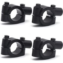 4 Stück Motorrad-Spiegelhalterung, universelle 10 mm Motorrad-Lenker-Spiegelhalterung, Fahrrad-Spiegelhalterungs-Clip-Adapter
