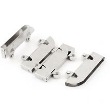 Stück Rollen für Glasschiebetüren, Doppelräder, Edelstahl, 5 mm