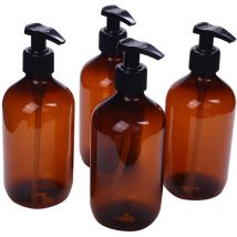 4 Stücke Neue 500Ml Pumpe Flasche Make-Up Bad Flüssigkeit Shampoo Reise Dispenser Container für Seife Dusche Gel